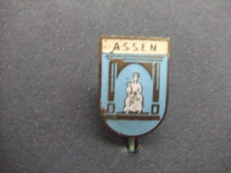 Assen stadswapen blauw-wit